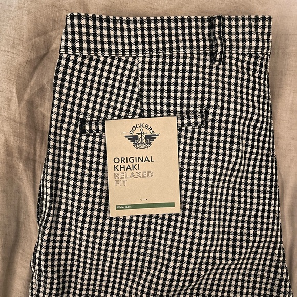 Checkered, black and white, trousers. - Picture 1 of 7